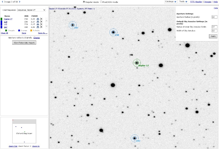 Graphique - Kepler-17, JD 2456928.36529