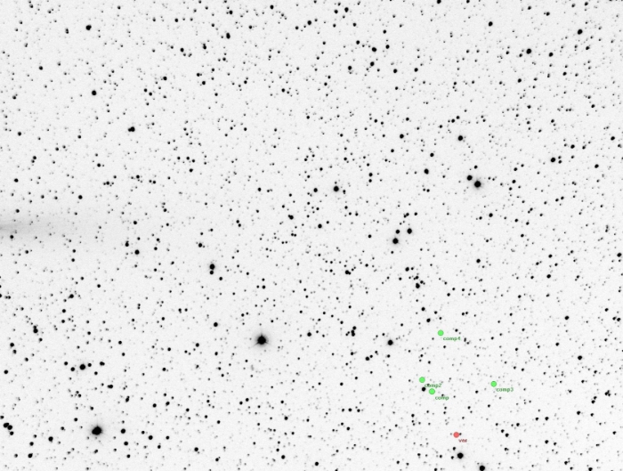 Graphique - HAT-P-54, JD 2457074.34255