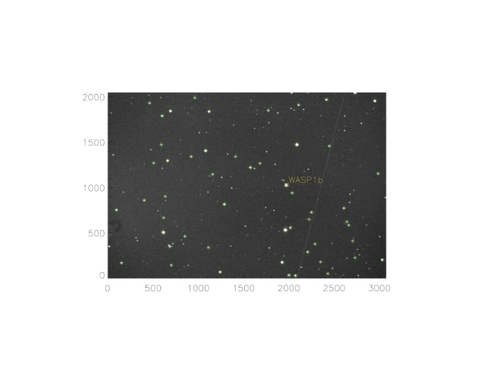 Graphique - WASP-1, JD 2456913.67421