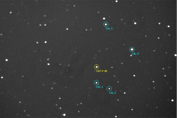 Graphique - HAT-P-9, JD 2457442.32166