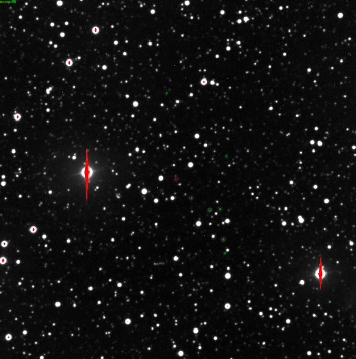 Graphique - Kepler-17, JD 2457601.36123