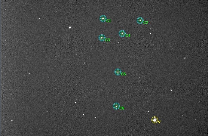 Graphique - HAT-P-22, JD 2457734.38881