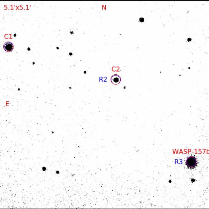 Graphique - WASP-157, JD 2459403.45791