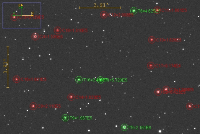 Graphique - HAT-P-9, JD 2459984.27846