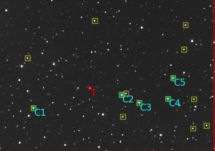 Graphique - HAT-P-9, JD 2460031.36614