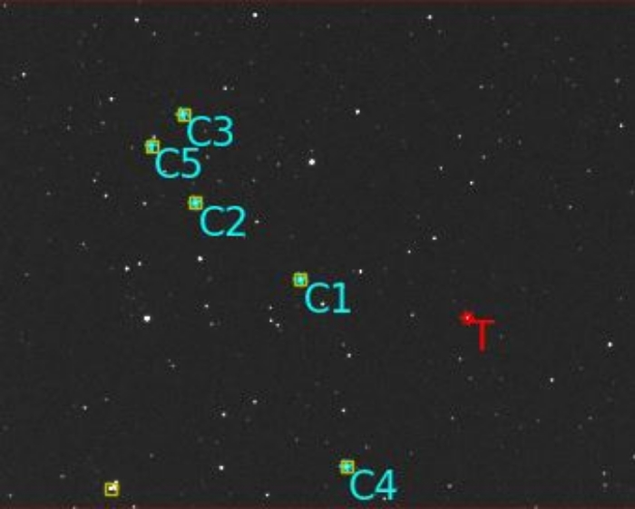 Graphique - HAT-P-30, JD 2460043.30934