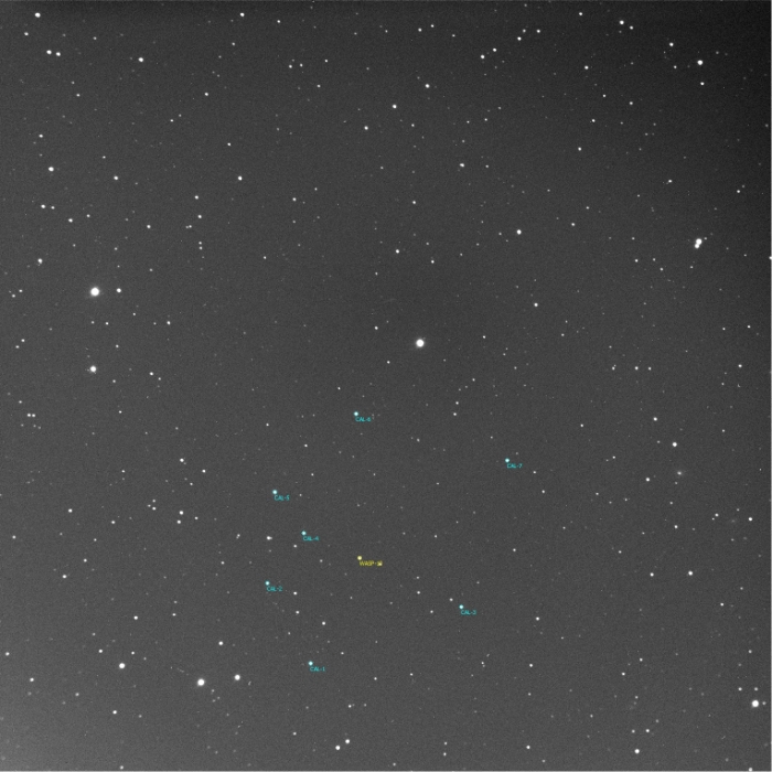 Graphique - WASP-10, JD 2460218.28630