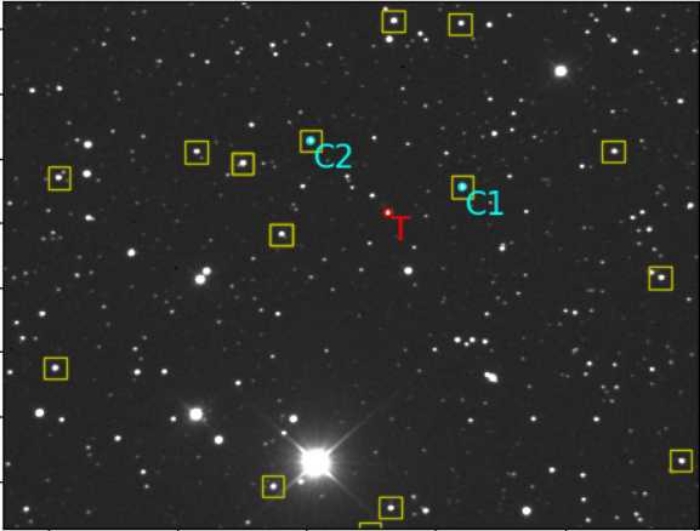 Graphique - Kepler-12, JD 2460227.33367
