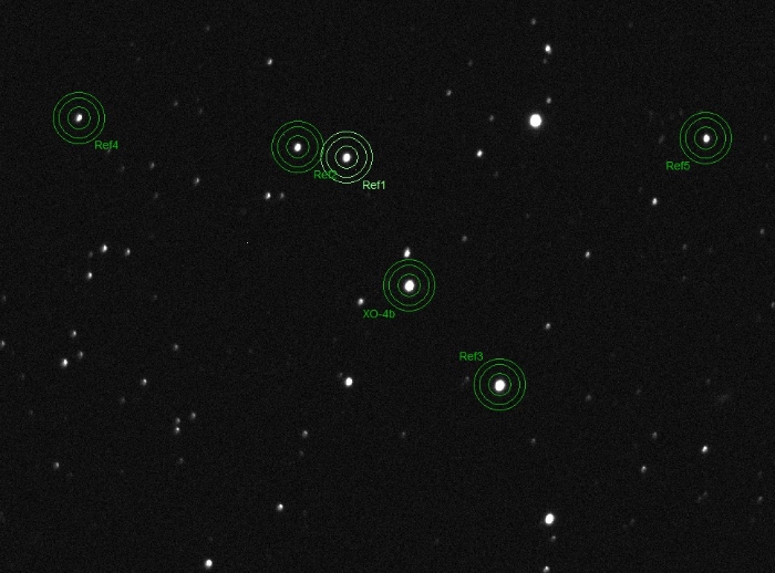 Graphique - XO-4, JD 2460405.28455