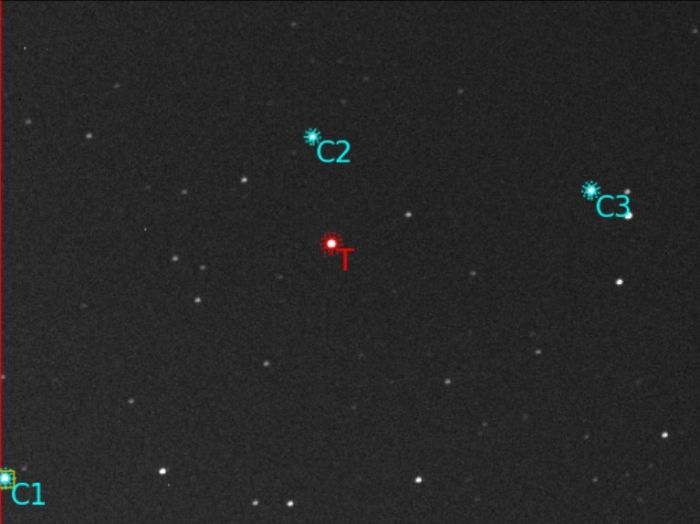 Graphique - WASP-85 A, JD 2460403.27910