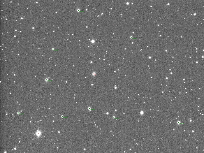 Graphique - TOI-1181, JD 2460520.36254