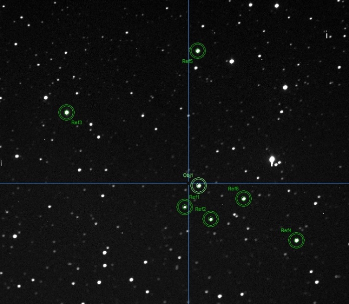 Graphique - HAT-P-6, JD 2460543.30267