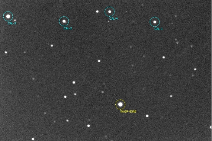 Graphique - WASP-85 A, JD 2457771.57590