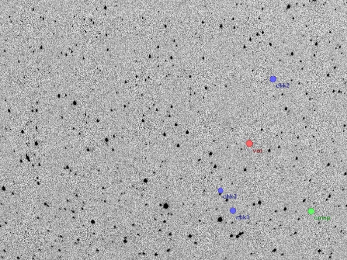 Graphique - HAT-P-30, JD 2456007.28124