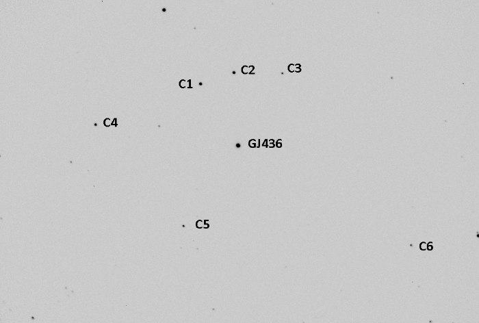 Graphique - GJ 436, JD 2457146.68230