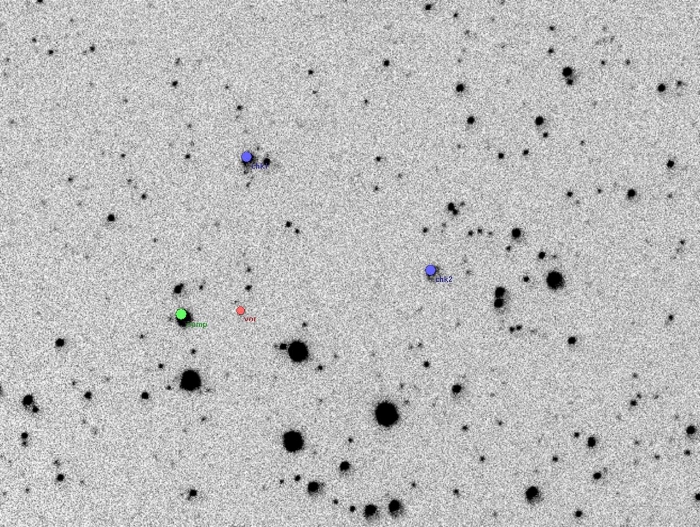 Graphique - V0749 Cyg, JD 2455819.44943