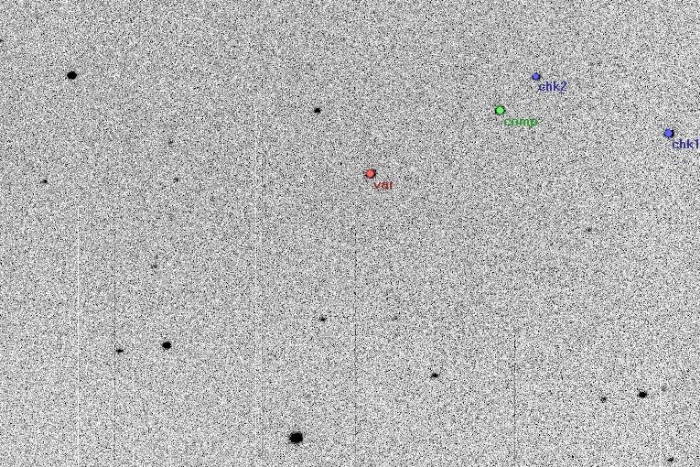 チャート - DD CrB, JD 2456482.35522