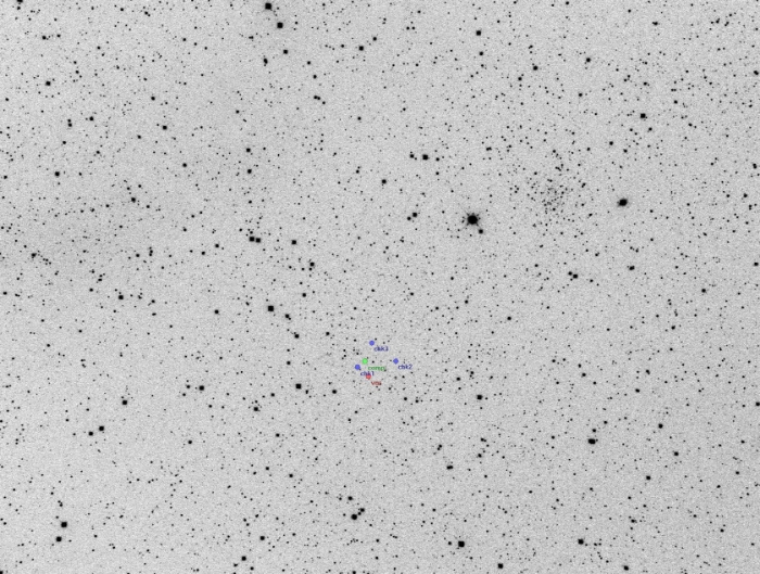 チャート - V0960 Cep, JD 2456930.25316