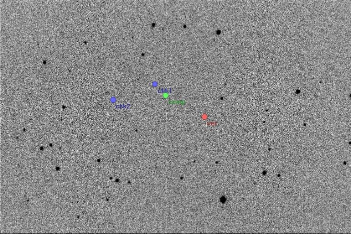 チャート - DD CrB, JD 2457142.42156