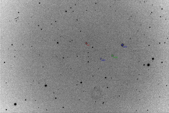 チャート - NSVS 1031772, JD 2457150.31807