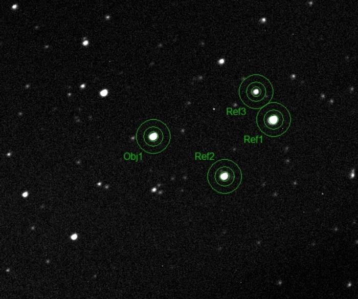チャート - AH Tau, JD 2457769.24582