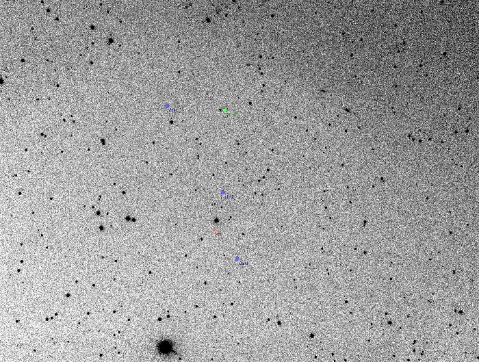 チャート - 2MASS J23334239-0129396, JD 2458409.23843