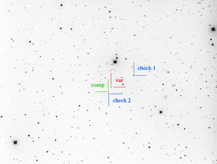 チャート - PZ UMa, JD 2458538.28348