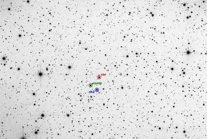 チャート - V0960 Cep, JD 2458787.33207