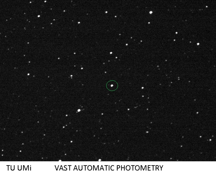 チャート - TU UMi, JD 2458904.28698