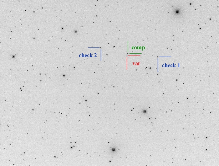 チャート - V0444 UMa, JD 2458951.29197