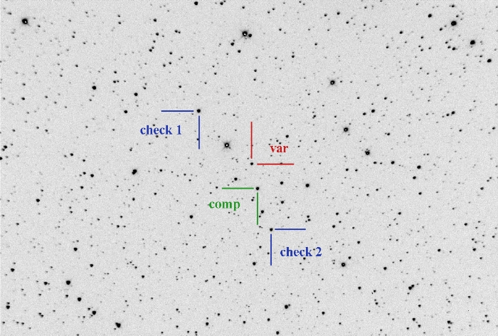 チャート - V0384 Cas, JD 2459175.19298