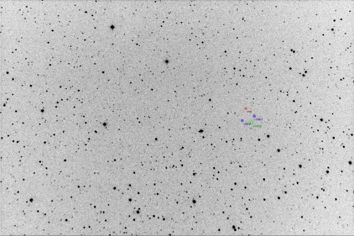 チャート - GJ 3236, JD 2459490.23070