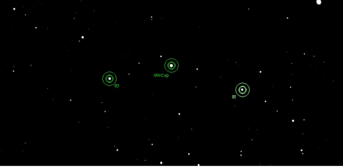 チャート - VW Cep, JD 2460060.34557
