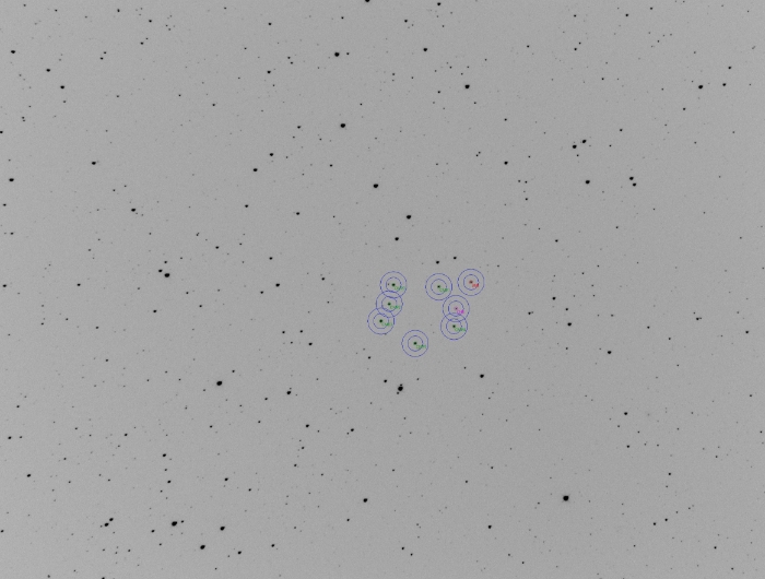 チャート - GJ 3236, JD 2460216.24433