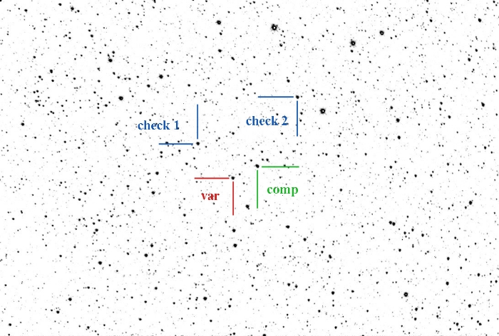チャート - V1815 Cyg, JD 2460125.37696