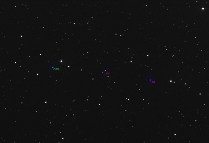 チャート - V0801 And, JD 2460528.50046