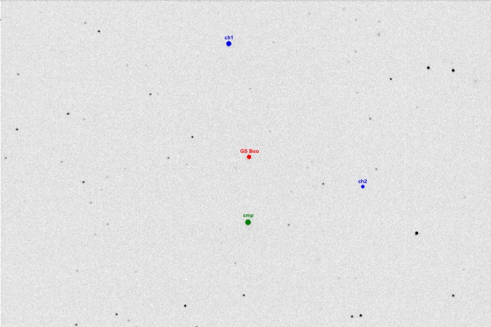 チャート - GS Boo, JD 2455969.43541