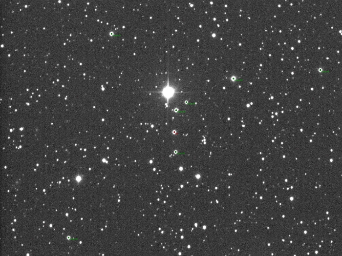 チャート - TOI-2046, JD 2460671.27812