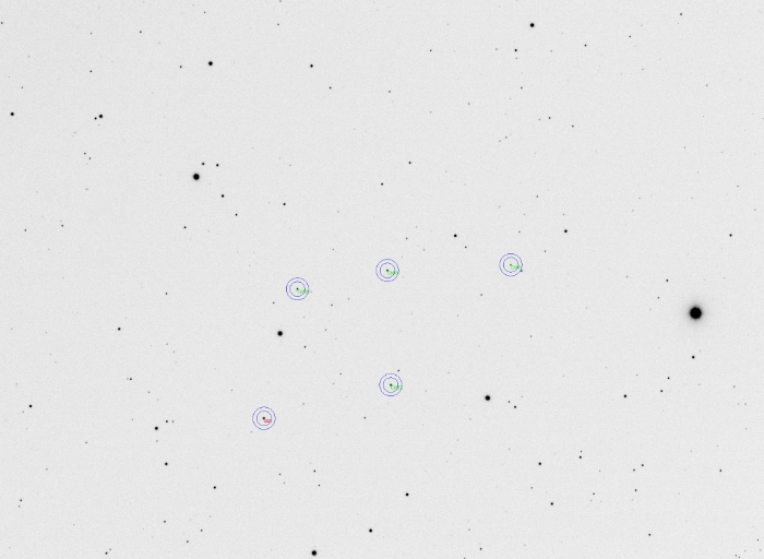 チャート - V0547 Dra, JD 2460673.39272