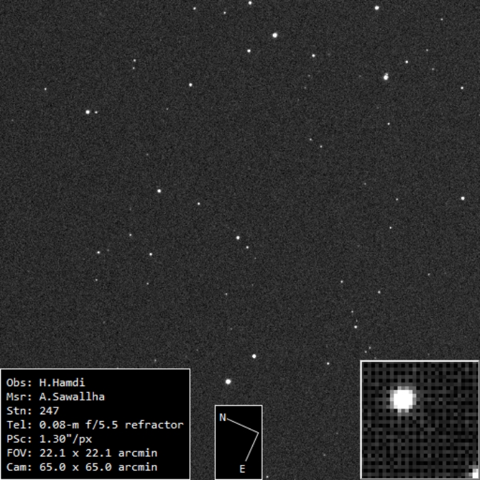 チャート - TOI-1259 A, JD 2460658.61403