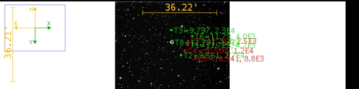 チャート - WASP-12, JD 2460677.57775