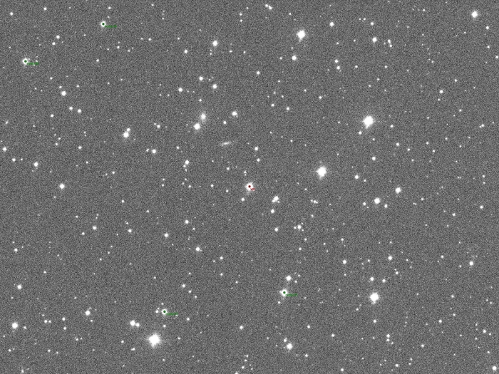 チャート - TOI-1478, JD 2460684.54259