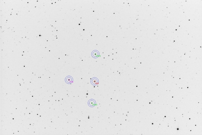 チャート - V1848 Ori, JD 2460670.44616