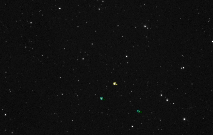 チャート - QW Gem, JD 2460679.29461