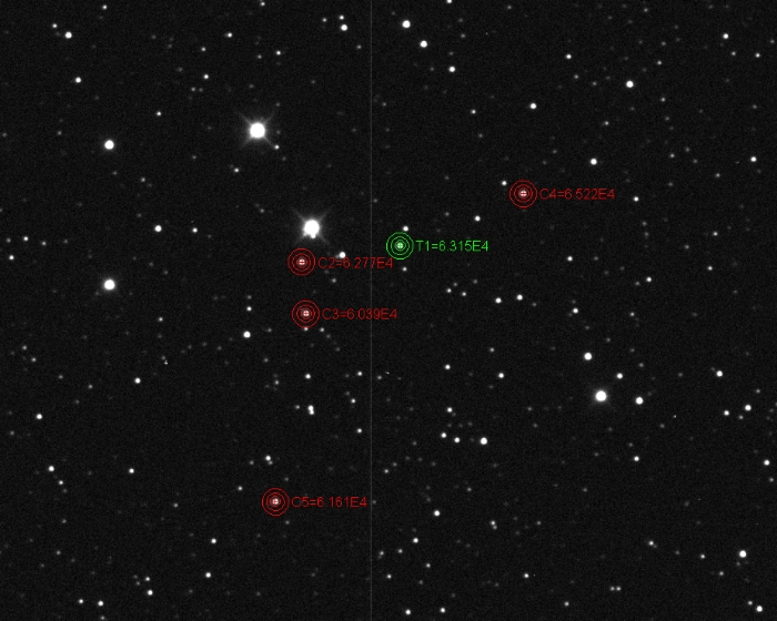 チャート - HAT-P-54, JD 2460699.45658