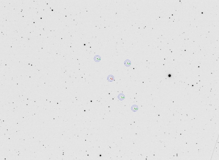 チャート - V0520 Dra, JD 2460710.57166