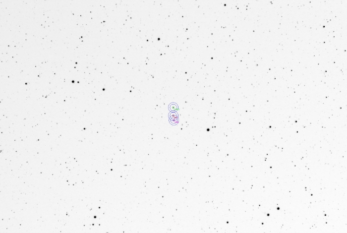 チャート - NSVS 2643686, JD 2460710.47684
