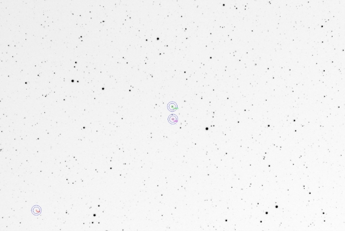 チャート - NSVS 2648365, JD 2460710.47684