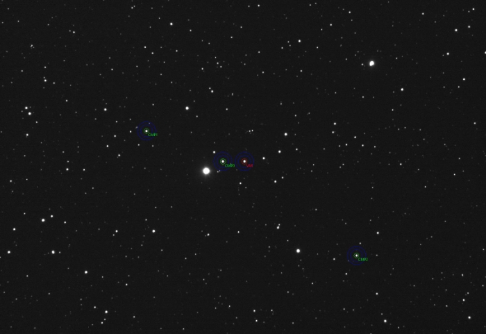 チャート - TOI-2046, JD 2460710.21711