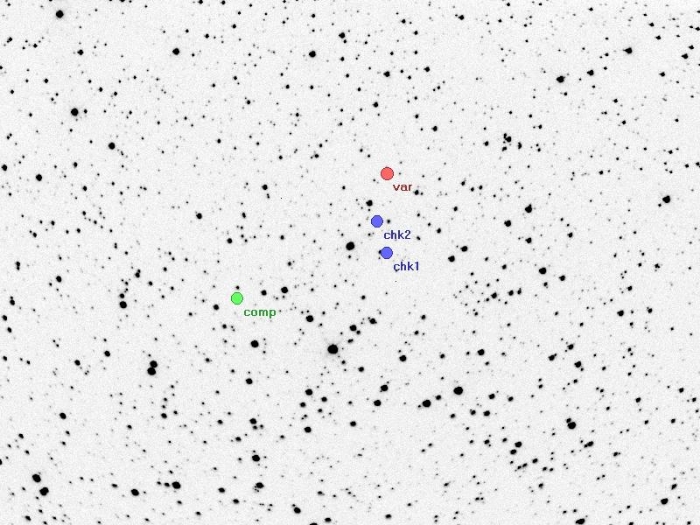 チャート - CzeV231, JD 2455978.23126
